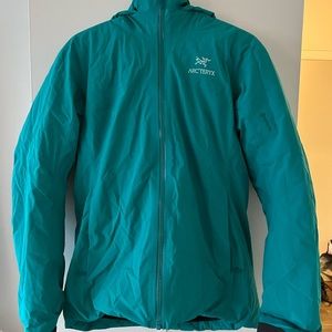 Arc’teryx insulated jacket in teal